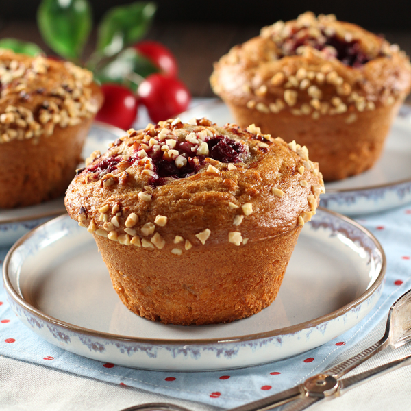 Kirsch-Mandel Muffin