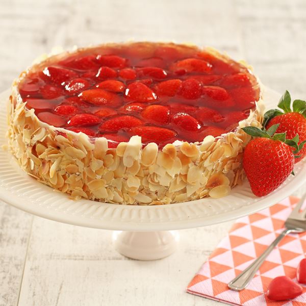 Erdbeerkuchen (klein rund)