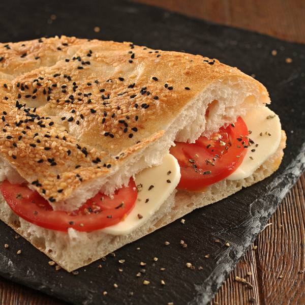 Tomate-Mozzarella Fladen