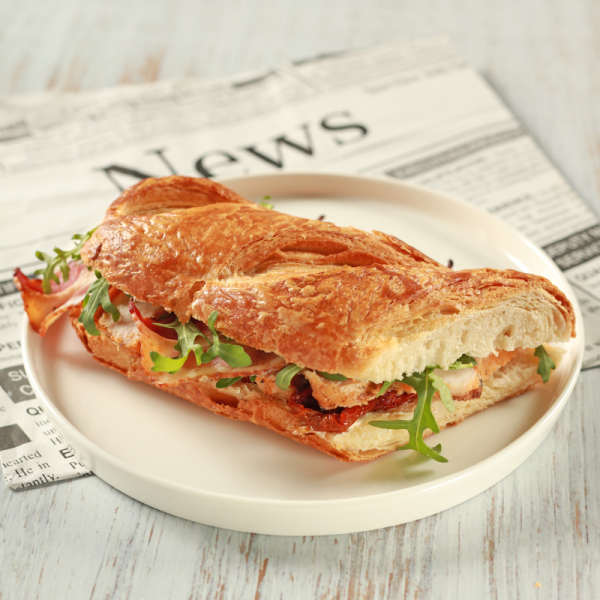 Croguette m. Hähnchen u. Bacon