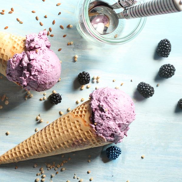 Eis Brombeer-Joghurt