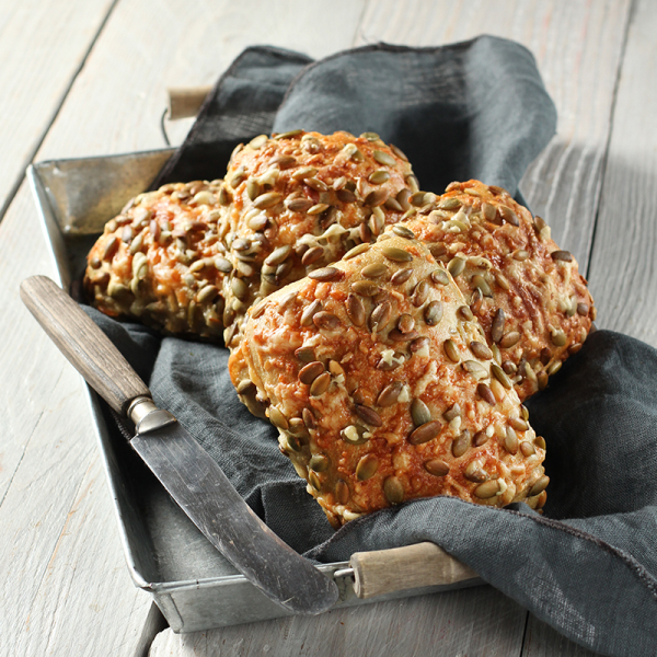 Kürbiskernbrötchen