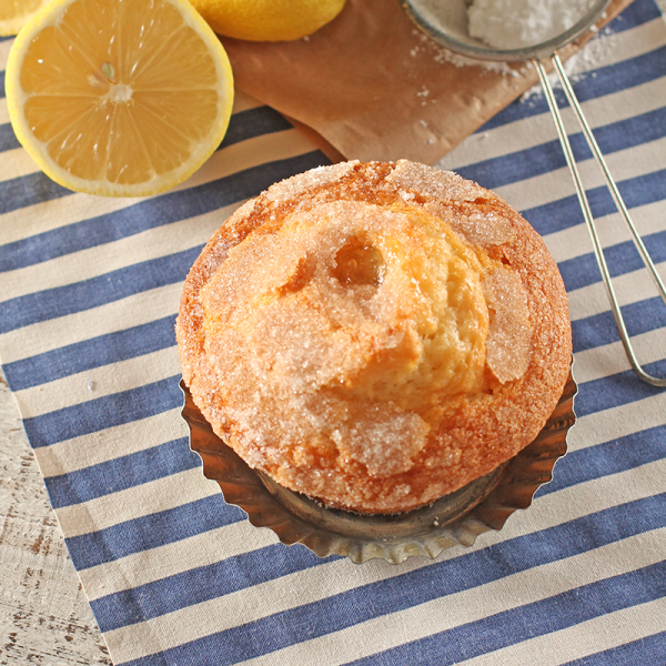 Zitronen-Muffin mit Limoncello